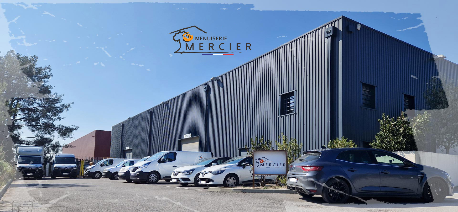 Accueil façade mercier menuiserie